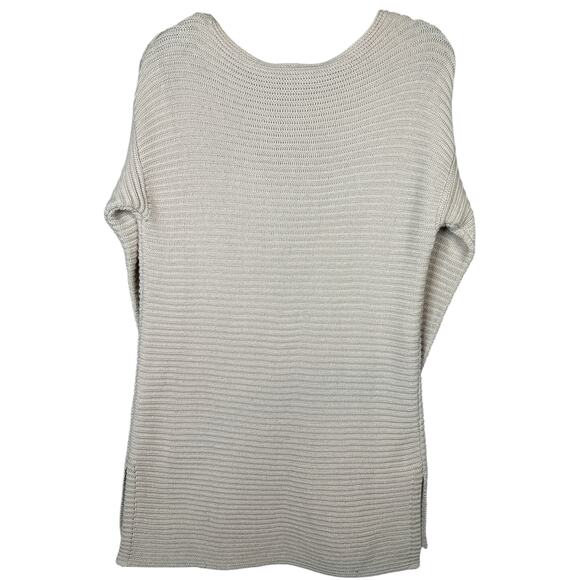 Vince Camuto Long Sleeve Scoop Neck Tan Oversized Pull Over Sweater Size Small - Picture 2 of 6